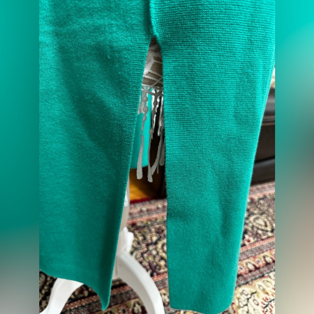Ann Taylor cotton blend duster, vibrant green, new w tags. Size xs. - Picture 7 of 7